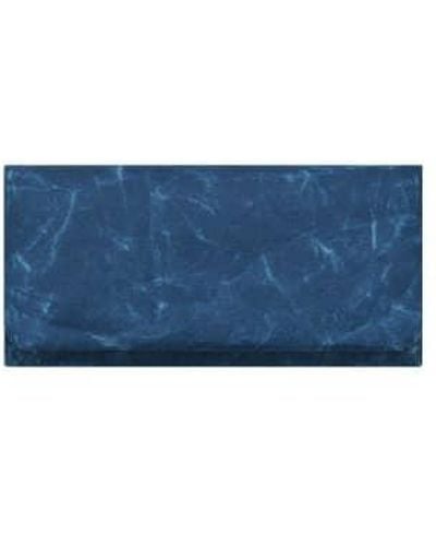 Siwa Long Wallet Dark Washi - Blue