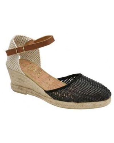 Ravel Noa espadrilles in schwarz - Mettallic