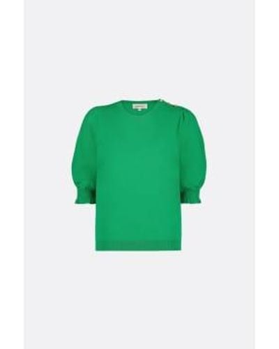 FABIENNE CHAPOT Jolly Pullover In Grass Is Greener - Verde