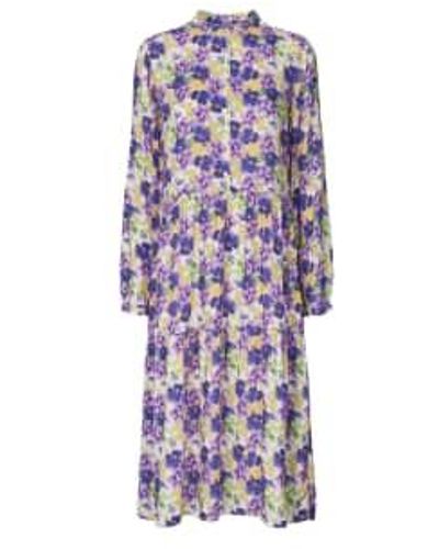 Lolly's Laundry Anita Dress Flower Print / Xs - Purple
