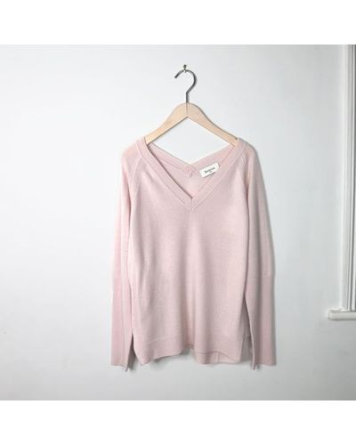 Berenice Ebene Sweater Pink Cashmere