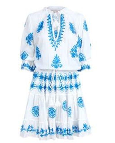 Pranella Sienna China Mini Dress Small/medium - Blue