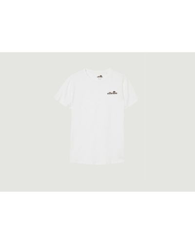 Ellesse Logo Fitte T Shirt - White