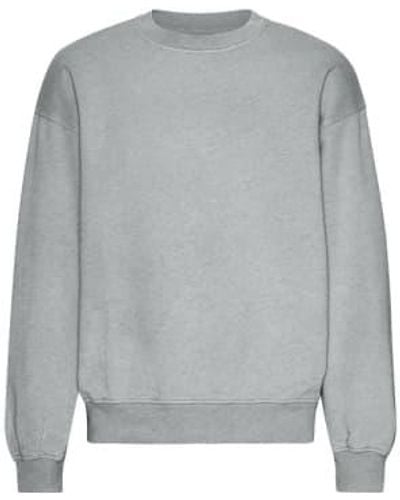 COLORFUL STANDARD Heather Organic Oversized Crew Sweater Xs - Gray
