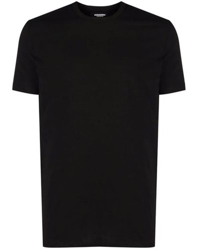 DSquared² Camiseta interior con logo en la espalda hombre negra - Negro
