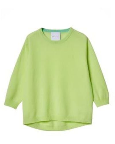 Delicate Love Pea Sunny Cashmere Knit Sweater Uk 8 - Green