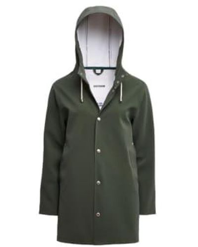 Stutterheim Raincoat 3217 Suede Xl - Green