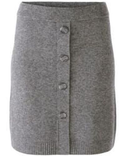 Ouí Knitted Skirt Blend Grey 36