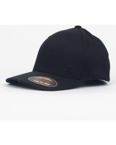Hurley Black Icon Corp Hat - Blu