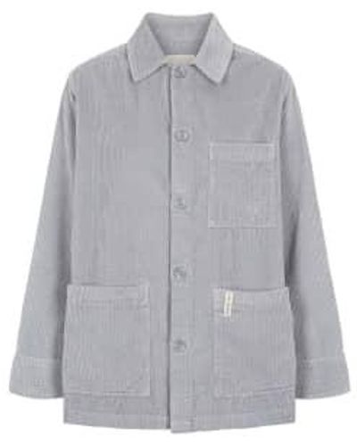 esmé studios Veste chemise carrière Tilia - Gris