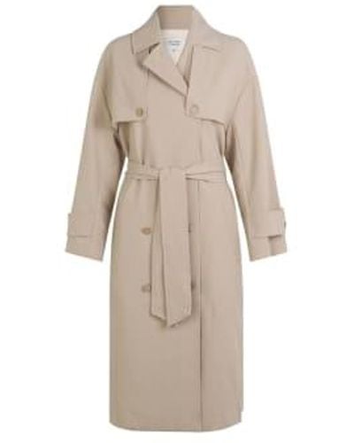 Second Female Silvia Classic Trenchcoat - Natural