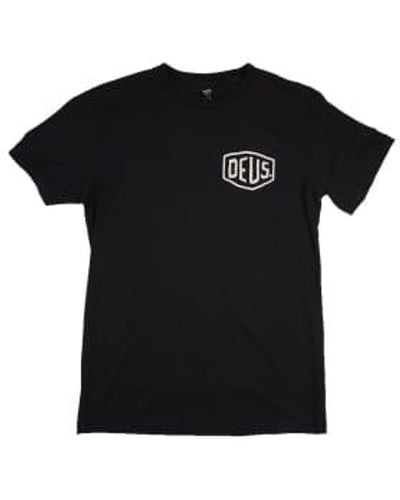 Deus Ex Machina Camiseta Ibiza Adress Negra - Negro