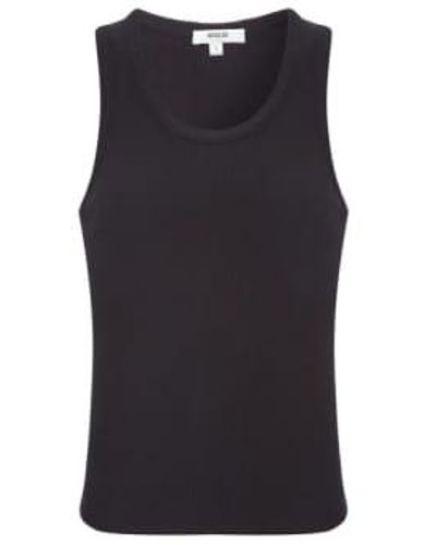 Agolde Tank Top For Woman A7056 1260 Beetle - Nero