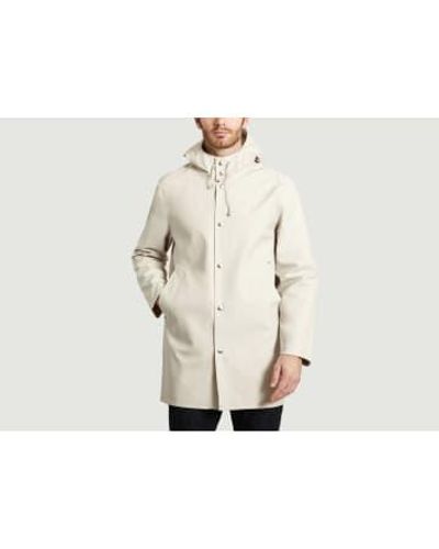 Stutterheim Stockholm Rain Coat Xs - Natural