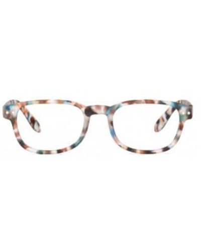 Izipizi Lesebrille in tortoise - Blau