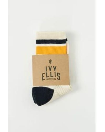 Ivy Ellis Luckman Vintage Sport Socken en - Mettallic