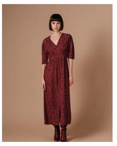 Grace & Mila Lee Maxi Printed Dress Pivoine S - Red