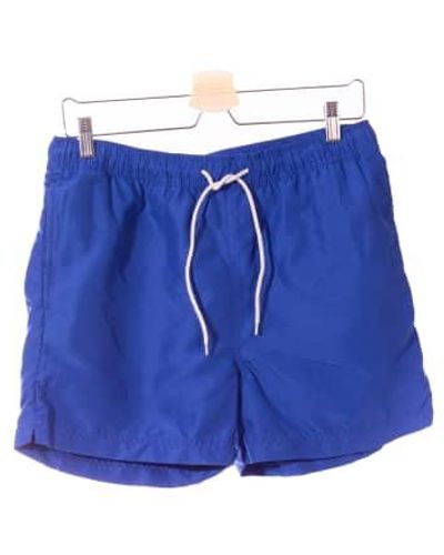 SELECTED Pantalones cortos baño eléctricos azules seleccionados.