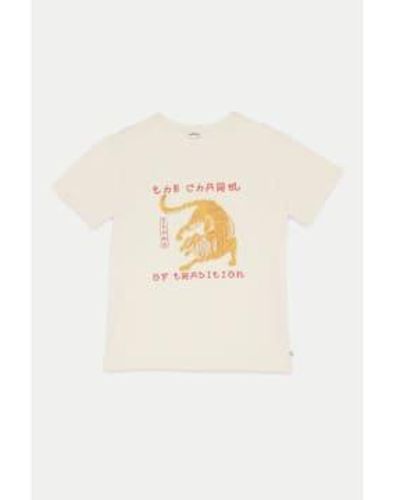 Ottod'Ame Ecru Tiger T-shirt / S - White