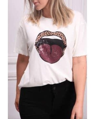 Five Jeans Lips Tee - Pink