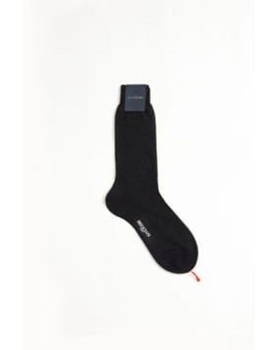 Bresciani Blend Short Socks Blue/bandiera L - Black