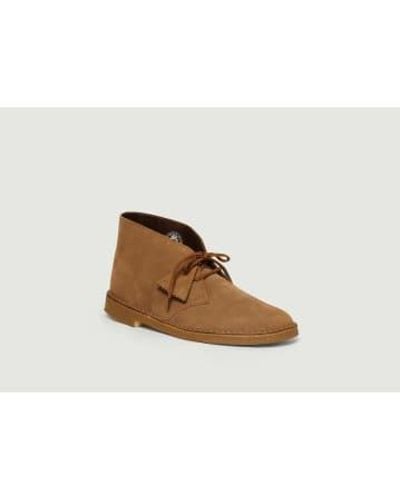 Clarks Suede Leather Desert Boots 44 - Multicolor