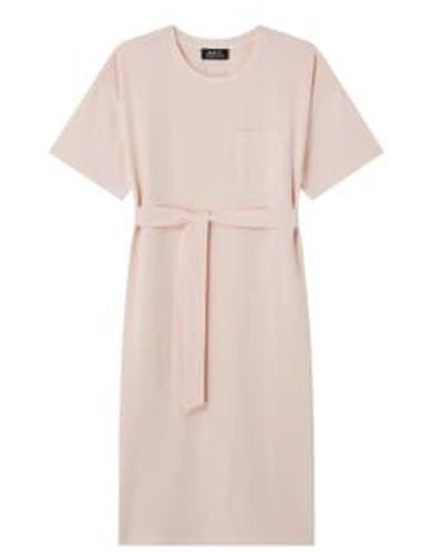 A.P.C. Lucy Dress S - Pink