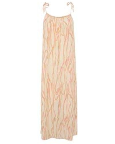 Soaked In Luxury Whisper Traces Kehlani Strap Dress S - Natural