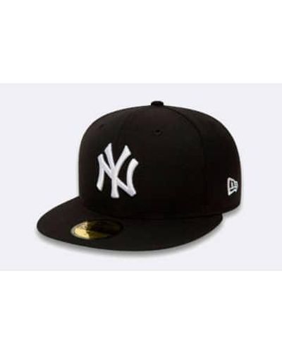 KTZ 59fifty new york yankees essential fitted - Negro