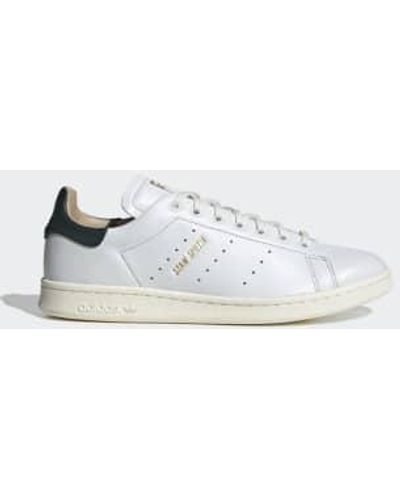 adidas Stan smith lux hp2201 crystal blanc / off blanc / ombre vert