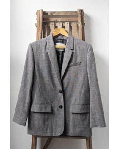 Isabel Marant Onilind Check Blazer - Gris