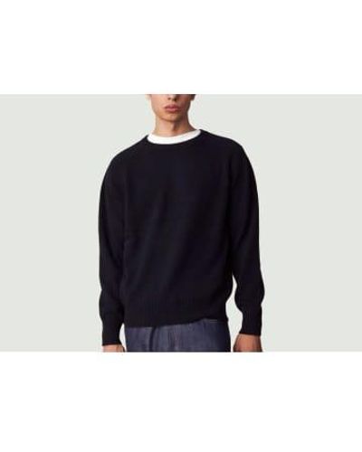 Tricot Cashmere Round Neck Sweater S - Blue