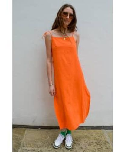 HOD Lagos Flams Dress - Arancione
