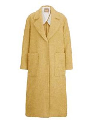 BOSS Caridi Knitted Coat Col 979 Multi Size 8 - Giallo