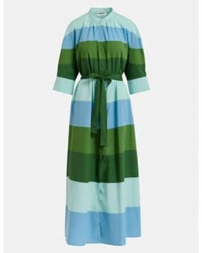 Essentiel Antwerp Frappacino Maxi Dress Xs - Green