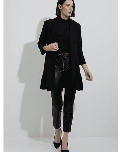 Joseph Ribkoff T Black Oversized Blazer Jacket 211361 11 main image 1