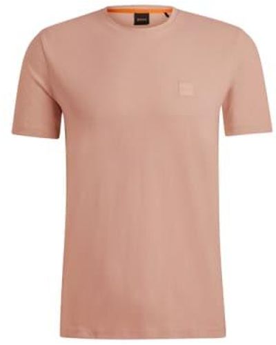 BOSS New Tales T-shirt Pink Small