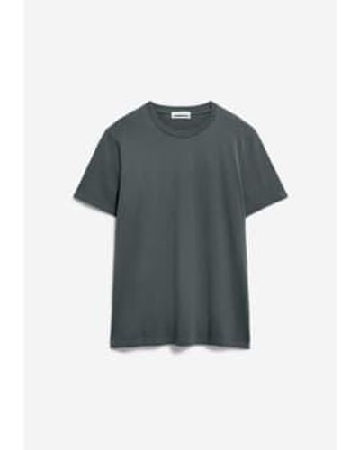 ARMEDANGELS Jaames Space Steel Regular Fit T-shirt S - Grey