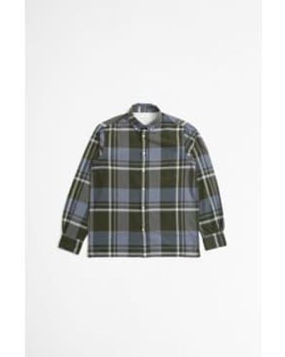 Officine Generale Harrisson twill shirt - Green