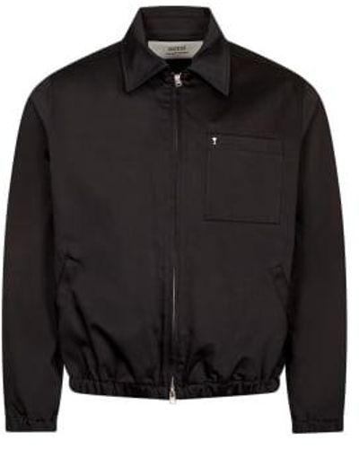 Ami Paris Adc Zipped Jacket - Nero