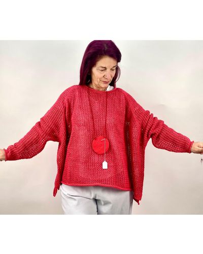 Rundholz Cherry Knitted Tunic - Red
