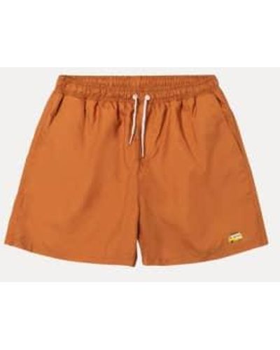RVLT Revolution 4028 van shorts baño naranja - Marrón
