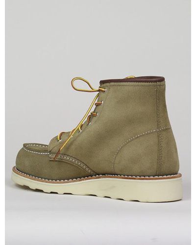Red Wing Red Wing 3377 Moc Toe Olive Mohave Leather - Green