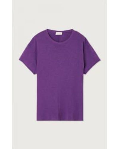 American Vintage Vintage Ultraviolett Sonoma Womens T -Shirt - Lila
