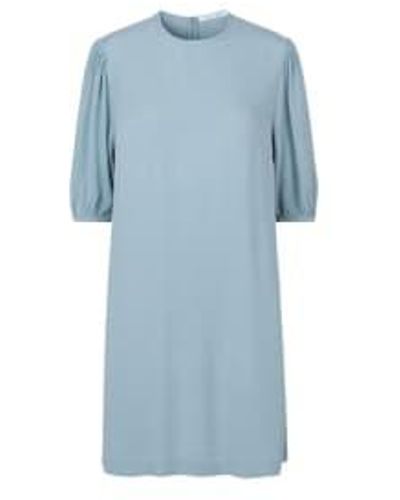 Samsøe & Samsøe Vestido aram ss robe 12949 - Bleu
