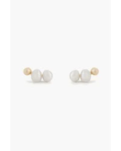 Tutti & Co Ea594g Serene Earrings One Size / - White