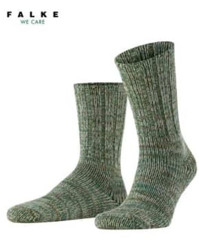 FALKE Deep Brooklyn Socks 43-46 - Green