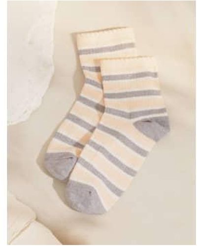 Des Petits Hauts Nerea Socks Mirage S/m - Natural
