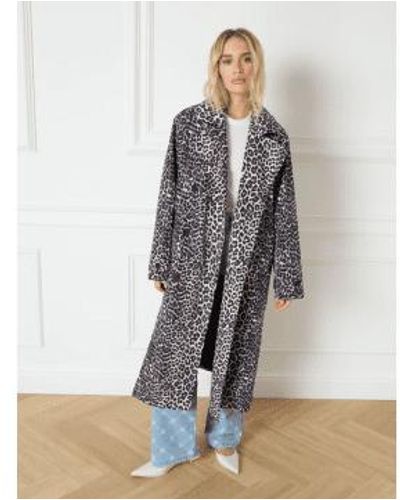 Refined Department | Carry Trenchcoat Leopard 1 - Multicolour