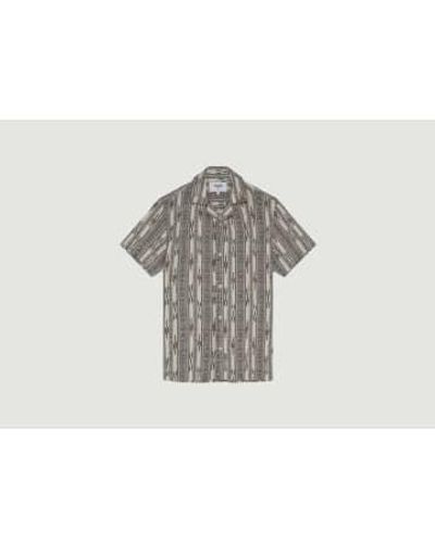 Wax London Aztec Ikat -Shirt - Grau